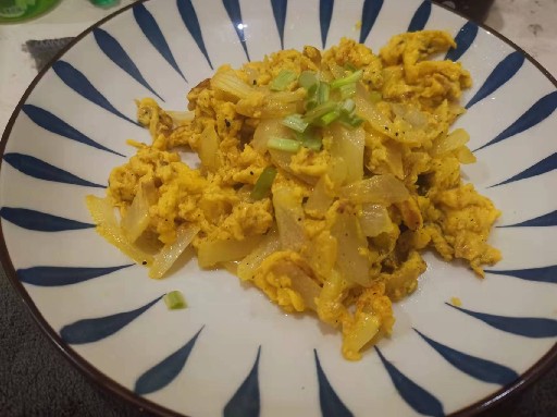 洋葱炒鸡蛋